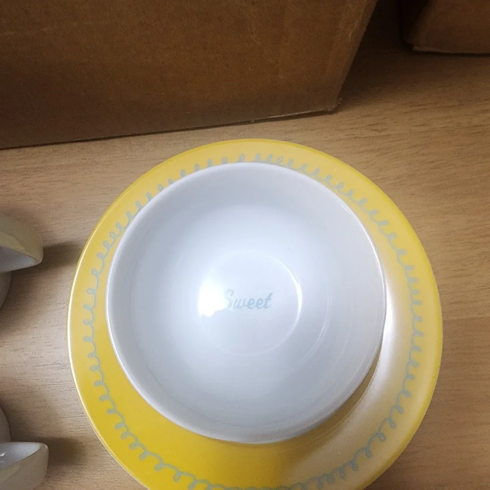 Buddy Valastro Cake Boss Icing And Quotes  Dish Set Dessert Plates Bowls  Cups